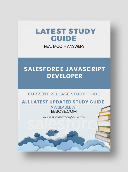 Salesforce JavaScript Developer - Summer 24 Study Guide